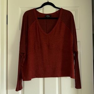 Lulu’s Burnt Orange/Red Sweater